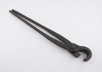 Blacksmith’s iron pliers from Portslade forge, Sussex, Britain, 1890-1930
