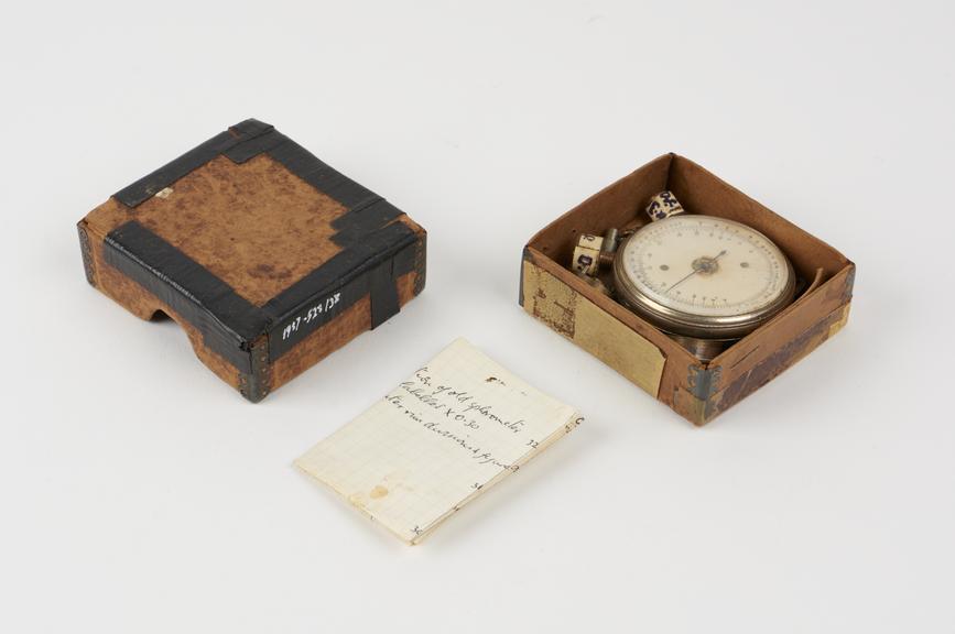 Spherometer in box with accessories plus spare accessories