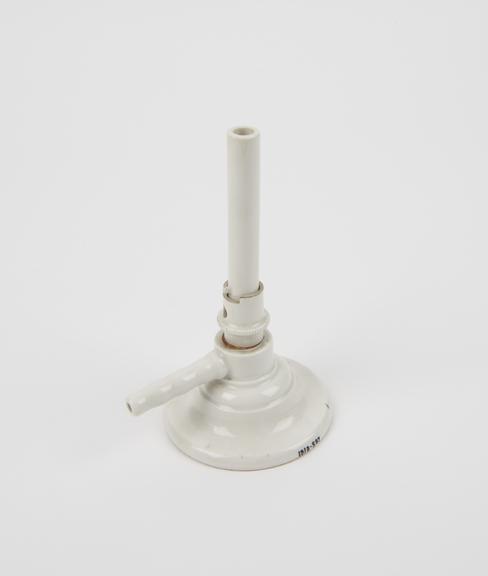 Porcelain Bunsen burner, supplied by J. J. Griffin & Sons Ltd