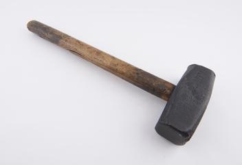 Blacksmith’s club hammer from Portslade forge, Sussex, Britain, 1890-1930