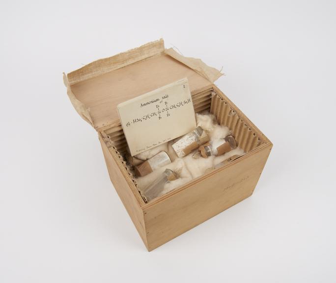 Thirteen specimens of organic silicon compounds prepared by