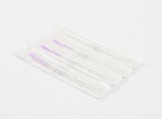 sterile packagings with acupuncture needles, 2004-2005