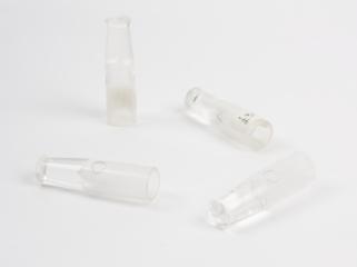 Four plastic tubes