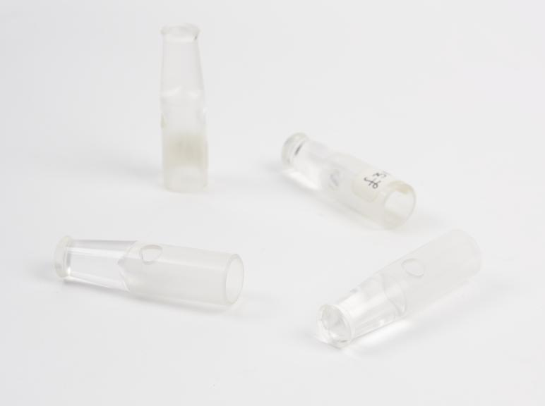 Four plastic tubes