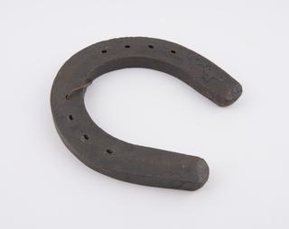 Horseshoe from Portslade forge, Sussex, Britain, 1890-1930