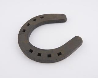 Horseshoe from Portslade forge, Sussex, Britain, 1890-1930