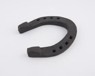 Horseshoe from Portslade forge, Sussex, Britain, 1890-1930