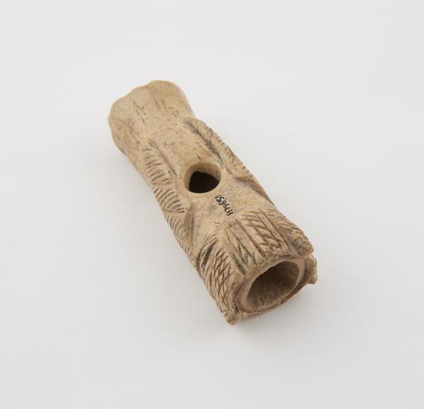 Hand and forearm carved from length of bone, amulet, Italian(?)