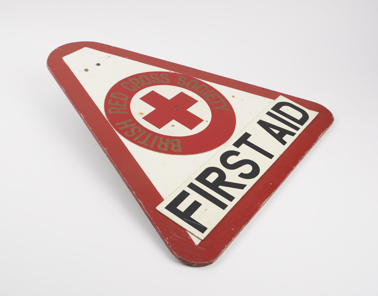 First Aid warning triangle