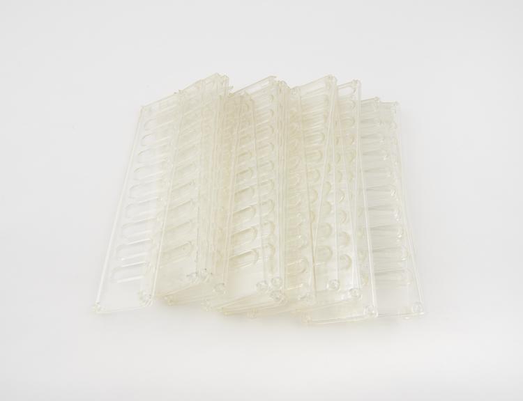 Eighteen 'Bioplates' by Bioplate in  a clear plastic bag