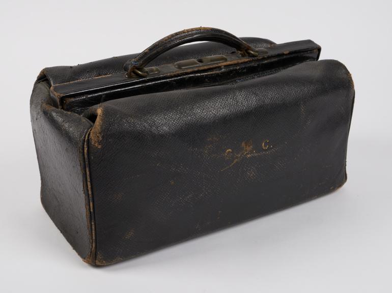 Leather Gladstone bag by Chubb and Son, 68 St James St