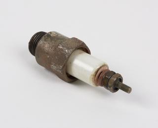 Spark plug, for the Harold Hume Piffard Aeroplane E.N.V. Aero-engine type D (40hp), V8 cylinder, 1910