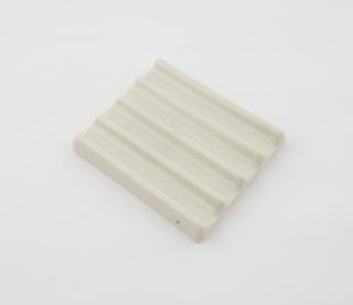 Ceramic plate to hold test tubes, unknown maker