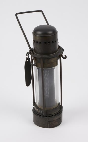 Safety lamp, Upton and Roberts, Davy type