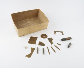 Six sheet brass templates