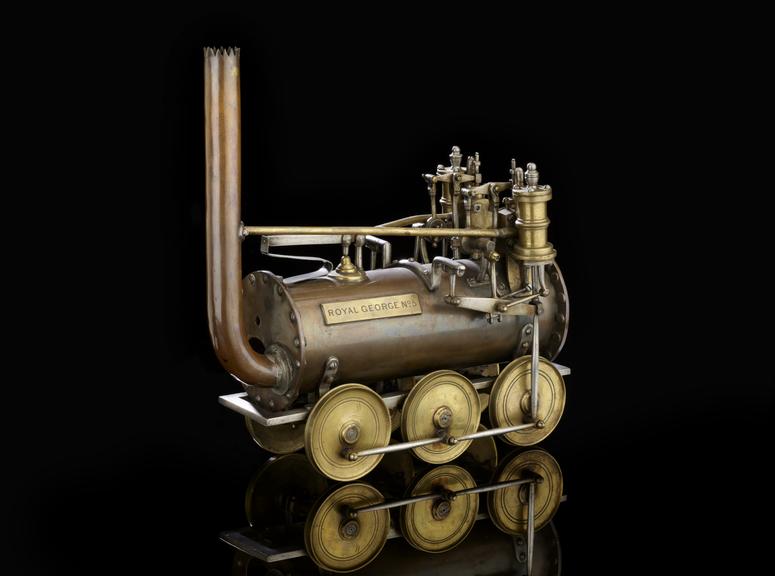 Model of Stockton & Darlington Railway locomotive no. 5 "Royal George"