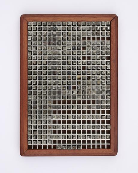 0.2 inch composition punches for Goudy Old Style (typeface