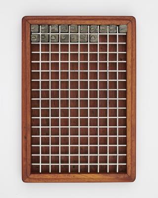 0.4 inch composition punches for Malayalam (typeface series number: 590)