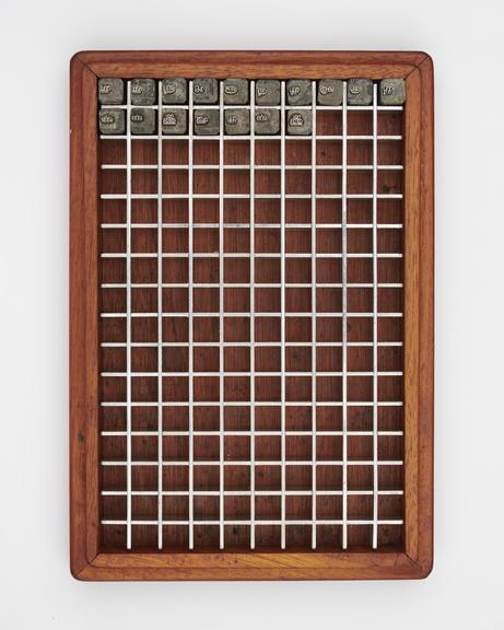 0.4 inch composition punches for Malayalam (typeface series