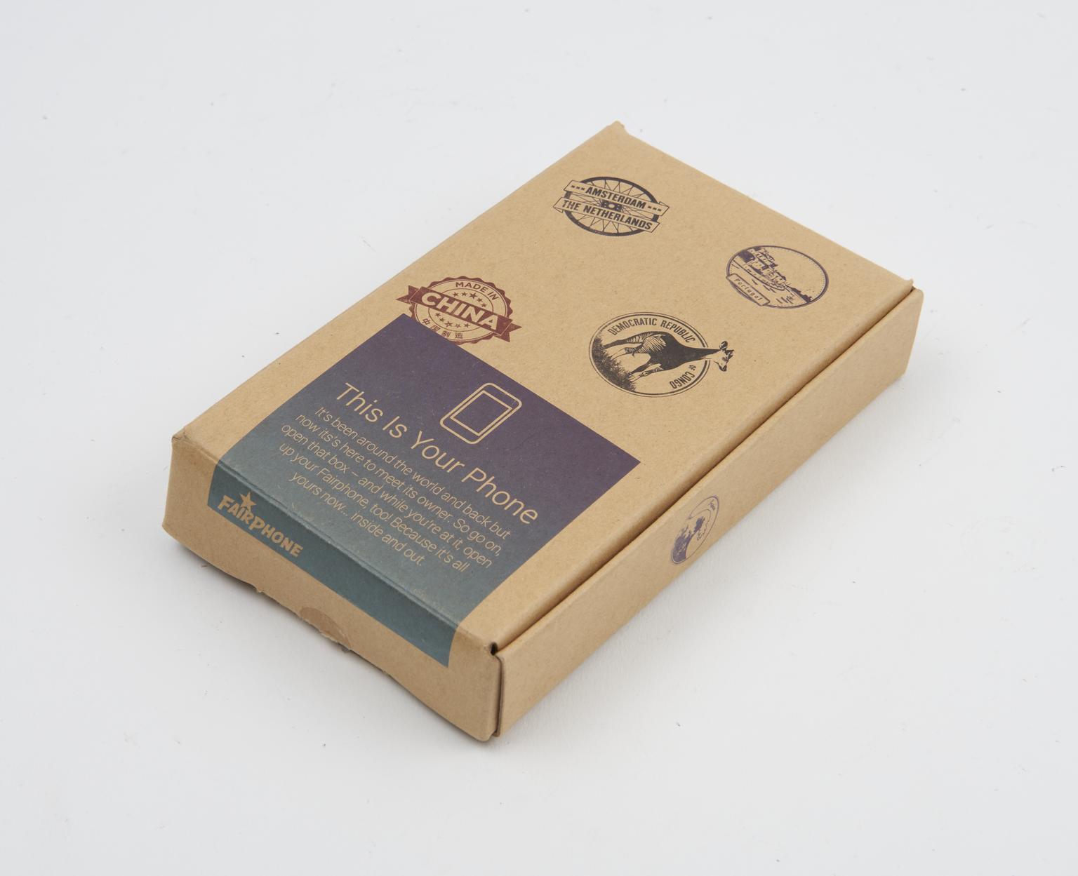 Packaging, for Fairphone smart mobile phone