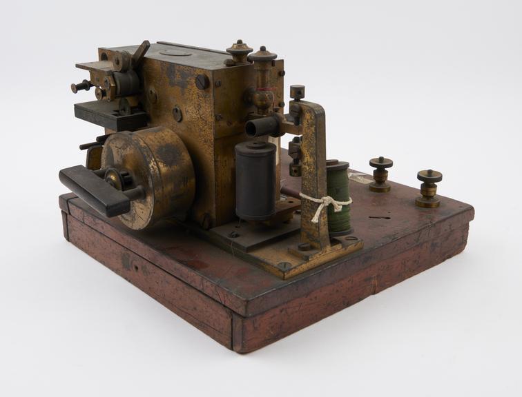 Wooden based telecommunication instrument | Science Museum Group Collection