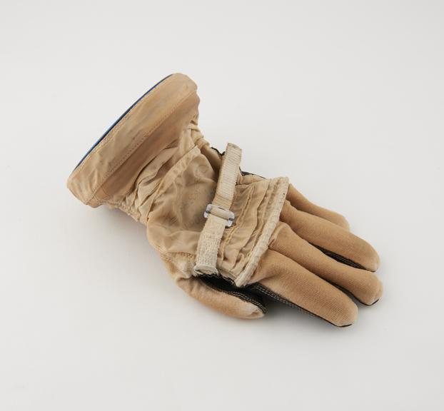 Spacesuit glove used by the Soviet Cosmonaut Vitaly Sevastyanov