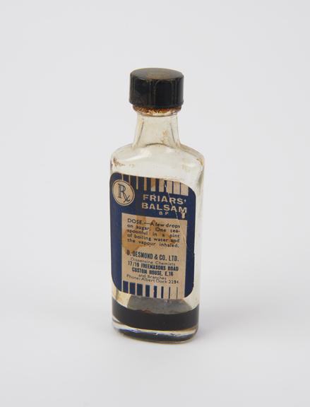 Friars' Balsam B P. D. Desmond & Co. LTD. Dispensing Chemists.