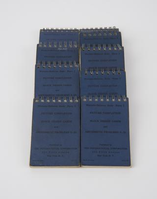 Wechsler-Bellevue Intelligence Scale Form 1 test material