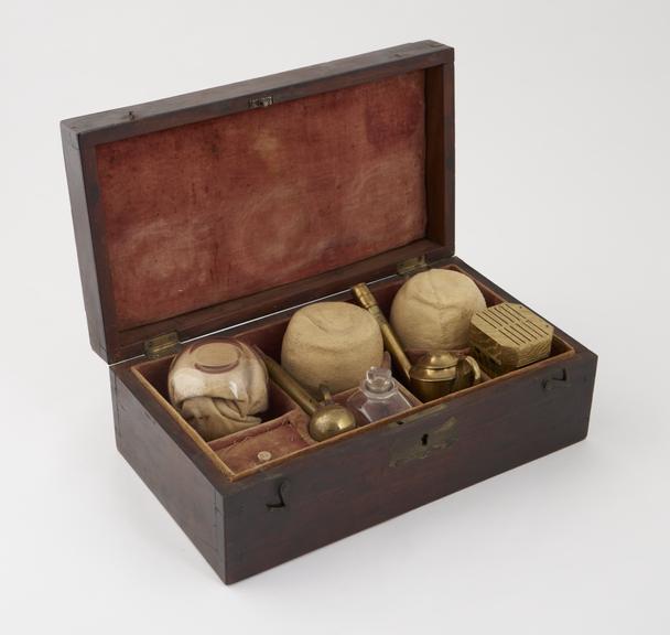 Cupping set, with 12-bladed scarificator by Blackwell