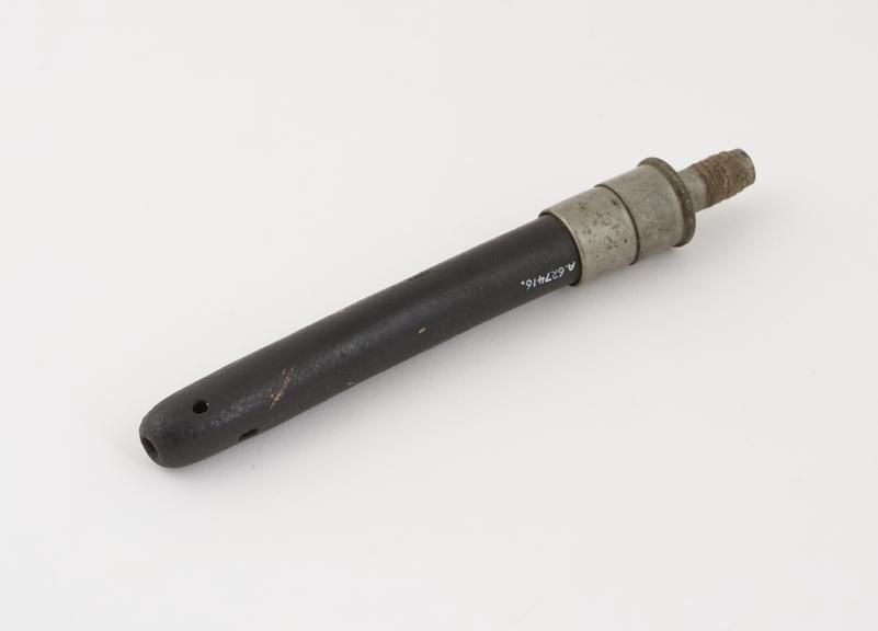 Pipe from vaginal douche, probably English, 1880-1940