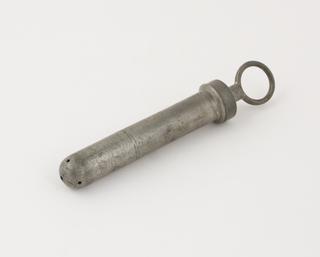 Pewter vaginal syringe