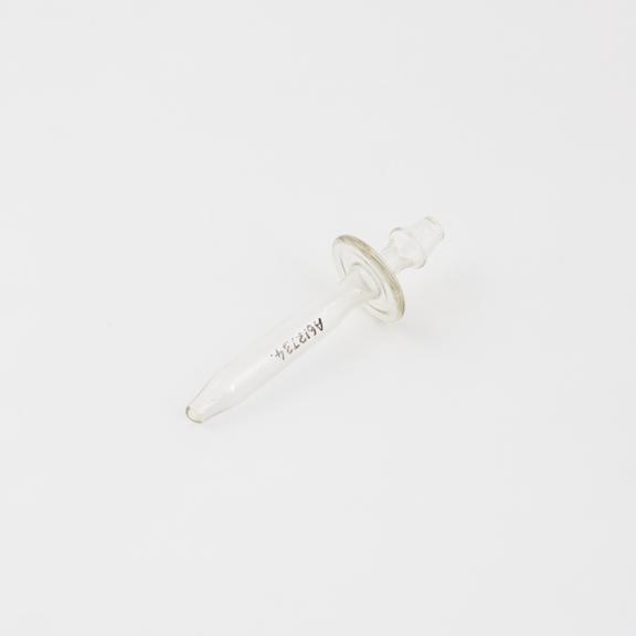 Rectal syringe, nozzle only, glass, early 20th century