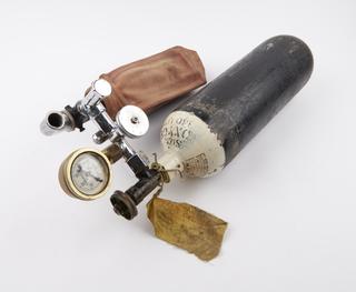 Oxygen cylinder by British Oxygen Co. Ltd