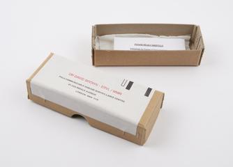 Postal packaging for measles swab
