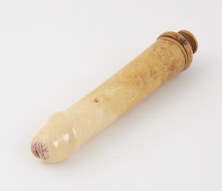 Ivory dildo, possibly French, 1701-1800