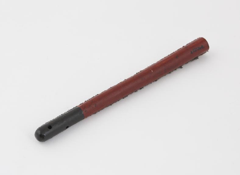 Elastic gum pipe from vaginal syringe, European, 1840-1920