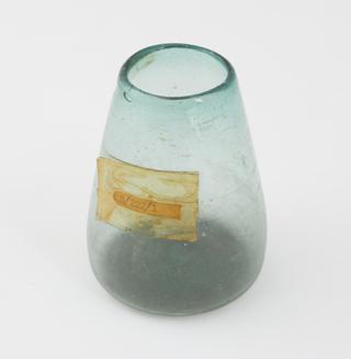 Glass vessel, possibly a cupping glass
