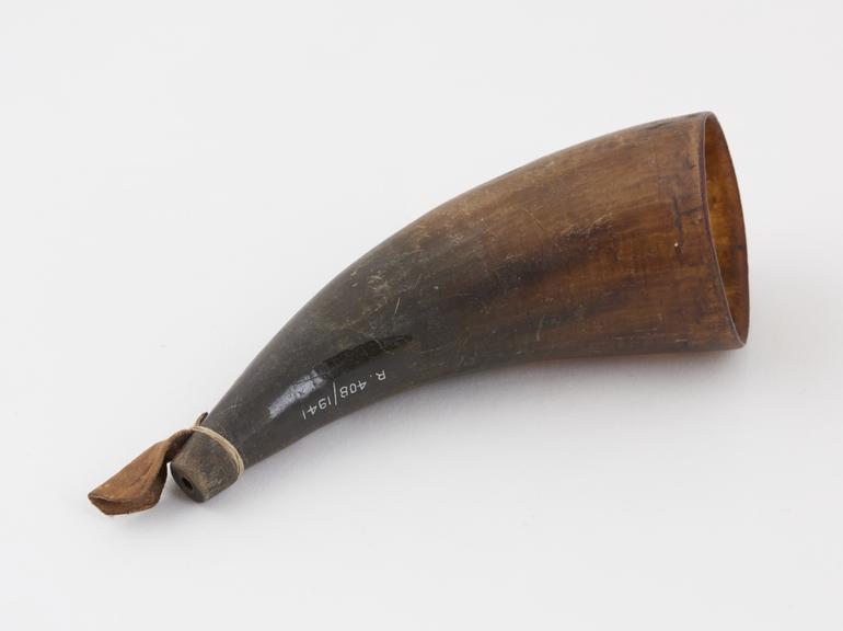 Cupping horn, barber-surgeon's tortoiseshell