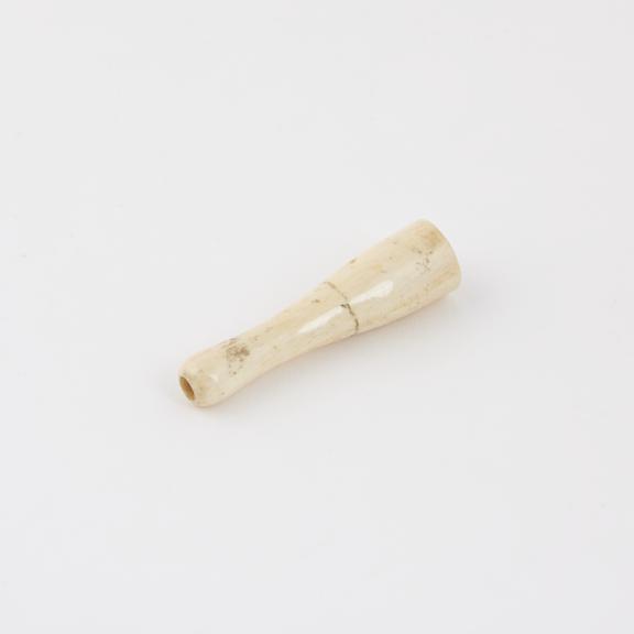 Ivory(?) nozzle only, from an enema syringe