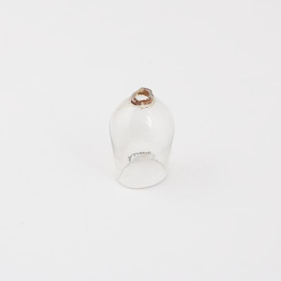 Cupping glass for use with a blood suction tube, 19th century