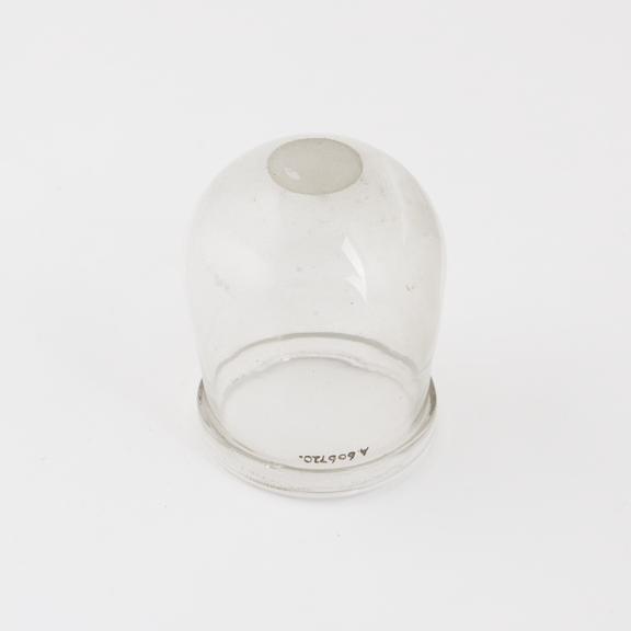 Cupping glass, blown, 18th or 19th century