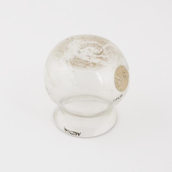 Cupping glass, possibly English, second half of 19th century