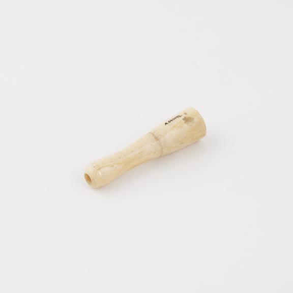 Ivory nozzle from an enema syringe