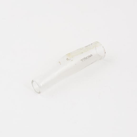 Glass leech tube, European, 18th-19th century