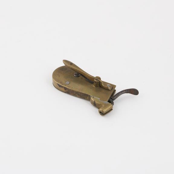 Brass automatic lancet, patented by J.W.W. Gordon, U.S.A