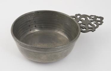 Pewter bleeding bowl