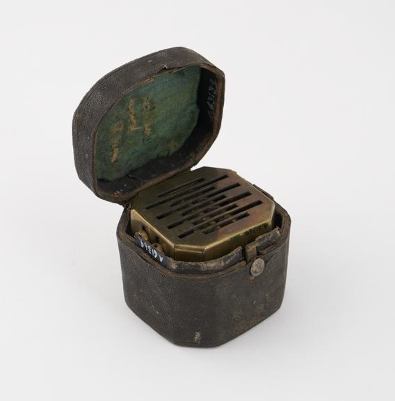 Brass scarificator of unusual design, with 13 lancets