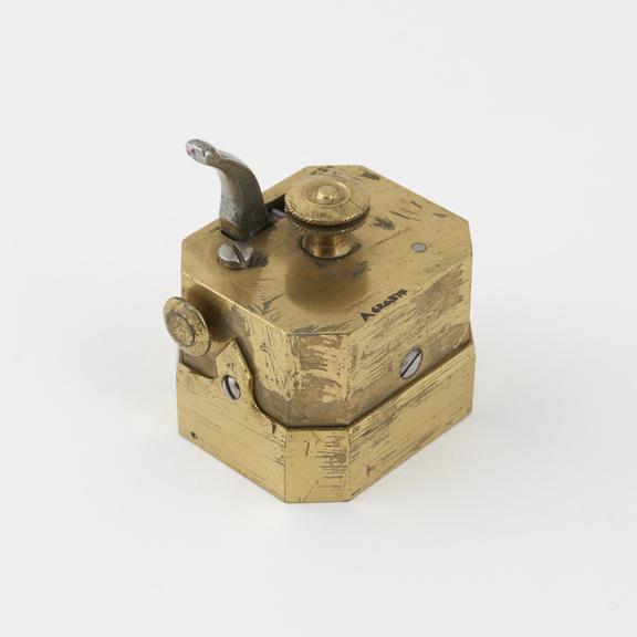 Scarificator with ten lancets, made by Evans, London