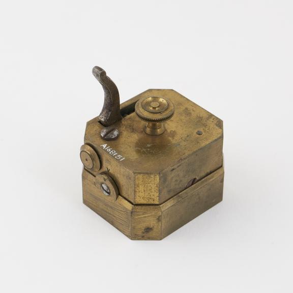 Scarificator with ten lancets, made by Evans, London