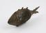 Incense burner, metal, in form of fish, Indian, 19th century